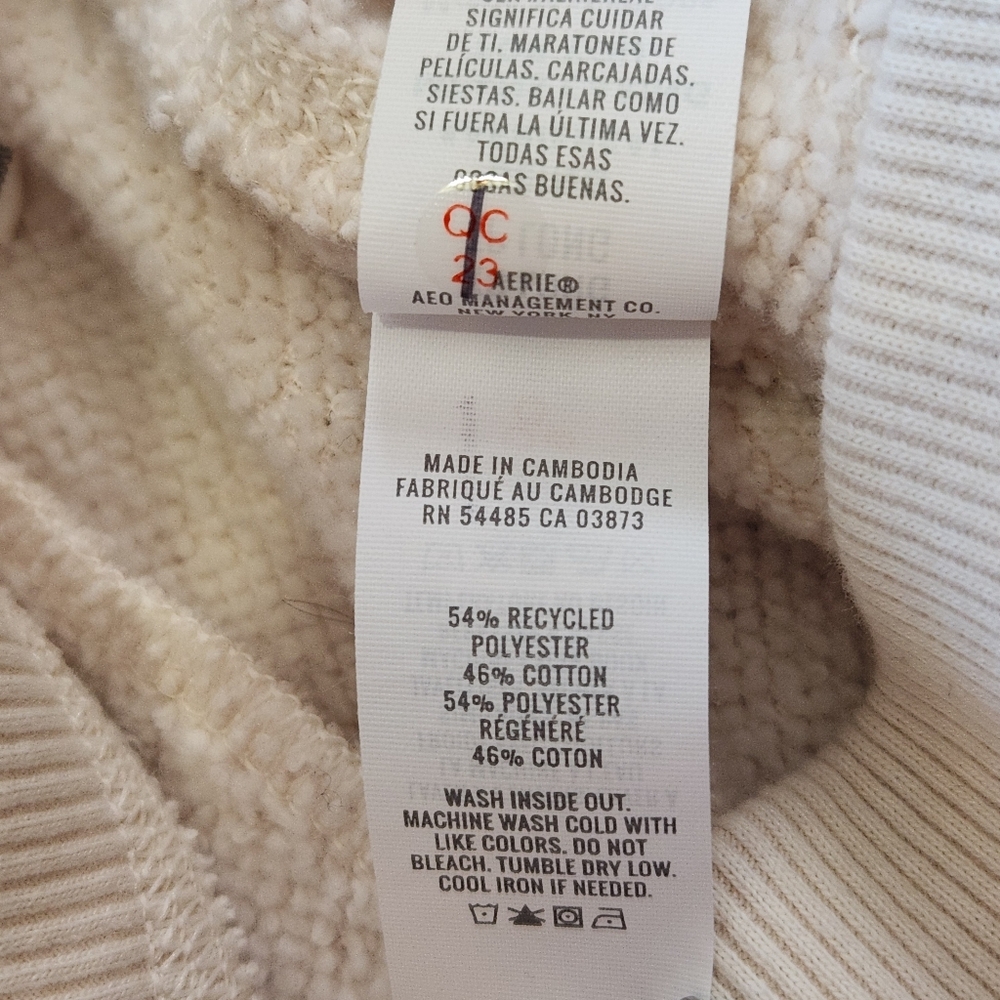 Aerie Après-Chill Trouser Wide Leg Sweatpant - XS Long - Picture 6 of 11